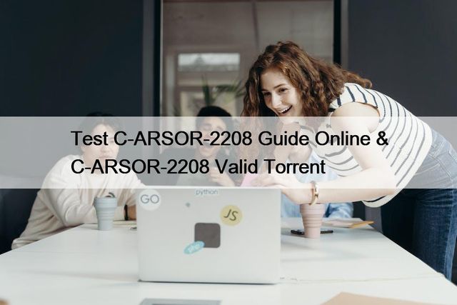 Exam Sample C-ARSCC-2208 Online